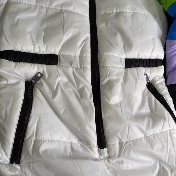 NWT XS Dolls kill Delias Sweet Retreat rainbow pride snow suit bibs puffer coat - Picture 7 of 11